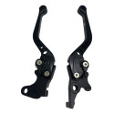 Par Manete Esportivo Rt Fazer Factor Lander Tenere Disco Preto