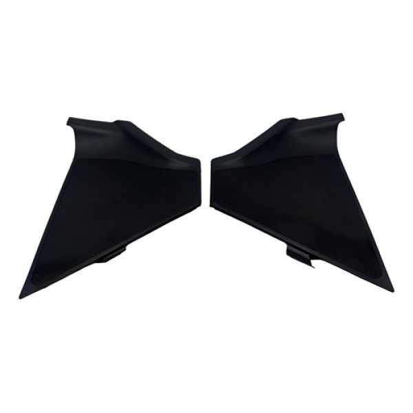 Par Tela Auto Falante Porta Dinteira Megane 2008 2009 2010 Preto