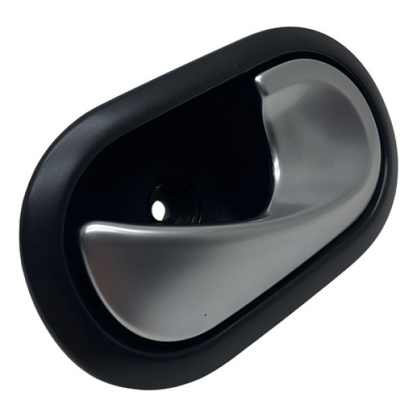 Macaneta Interna Porta Dianteira Direita Megane 2007 2011 Preto