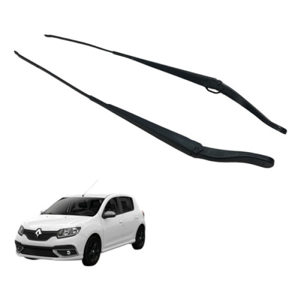 Par Bracos Limpadores Do Parabrisa Logan 2012 2014 (usado) Esquerdo
