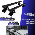 Rack Do Teto Bagageiro Ford Fiesta Hatch Sedan 2002 A 2014 Preto