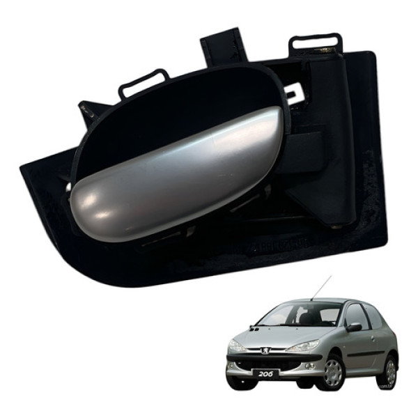 Macaneta Interna Traseira Direita Peugeot 206 2005 (usado) Dianteira