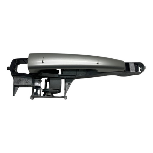 Macaneta Externa Porta Dianteira Esquerda Citroen C4 2011 Prateado Dianteira