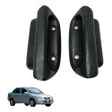 Par Puxador Interno Porta Traseira Corsa Classic 2000 2004 Preto Traseira