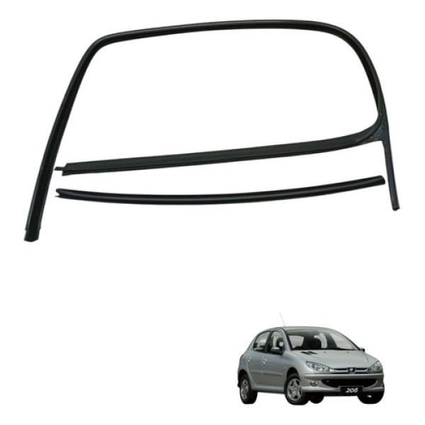 Kit Pestana Porta Traseira Esquerda Peugeot 206 2005 (usado)