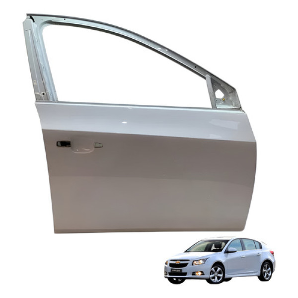 Porta Dianteira Direita Gm Cruze hatch 2013 2016 (usado) Dianteira Direito Branco