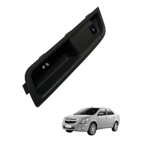 Moldura Botao Vidro Traseiro Esquerdo Cobalt 2014 (usado)