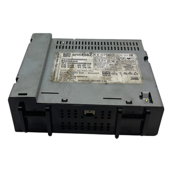 Modulo Radio Receptor Onix Prisma 2016 2017 2018 2019 Prateado