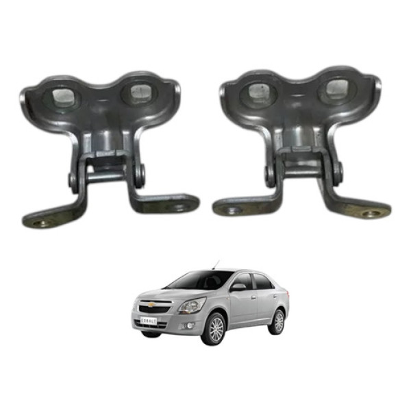 Par Dobradica Porta Traseira Esquerda Cobalt 2014 (usado)