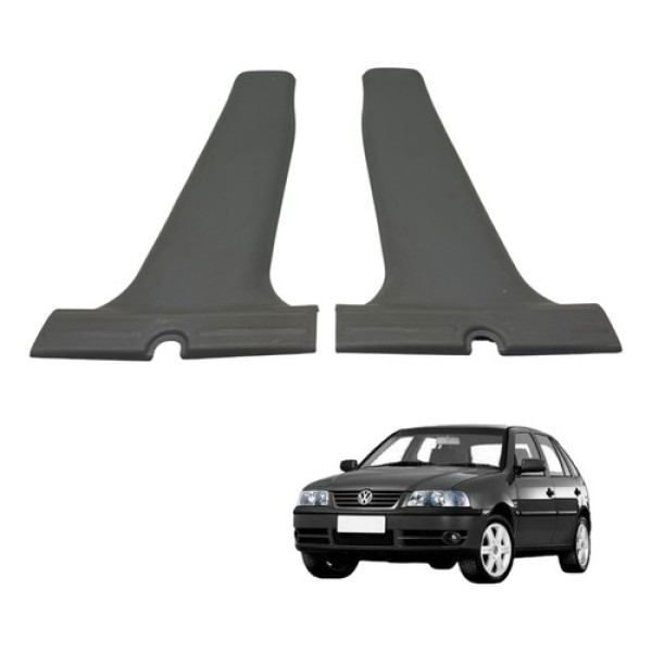 Par Moldura Inferior Coluna Central Gol G3 2002 2003 2004