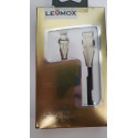 Lehmox Le-76 Usb Conector De 8 Pinos Prateado