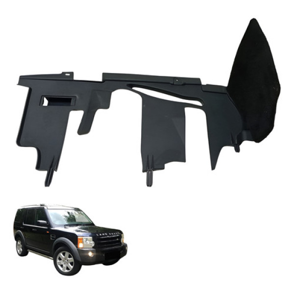 Acabamento Inferior Esquerdo Painel Discovery 3 2007 2008 Preto