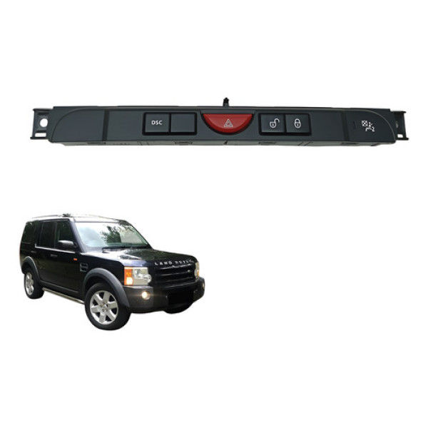 Botao Pisca Alerta Trava Destrava Discovery 3 2008 (usado) Preto