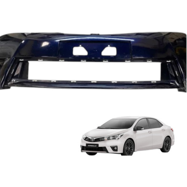 Parachoque Dianteiro Toyota Corolla 2015 2016 2017 Azul Brilhante