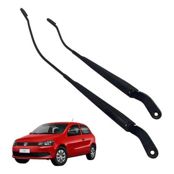 Par De Braco Limpador Do Parabrisa Vw Gol 2014 2017 (usado) Direito