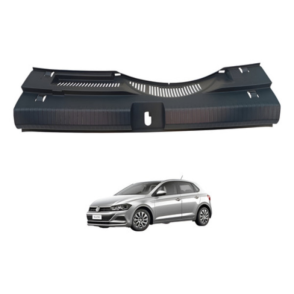 Acabamento Soleira Porta Malas Polo 2018 2019 2020 (usado) Preto