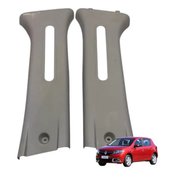 Par Capa Superior Coluna Central Renault Sandero 2015-2017