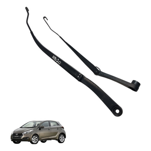 Par Braco Limpador Do Parabrisa Hb20 2014 2015 2016 (usado) Direito