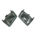 Par Farol Dianteiro C/lampada Trator Massey Ferguson 235/299 Ambos Lados