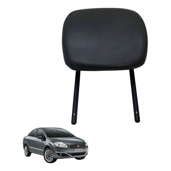 Cabeceira Encosto Do Banco Traseiro Linea 2009 2010 (usado) Cinza