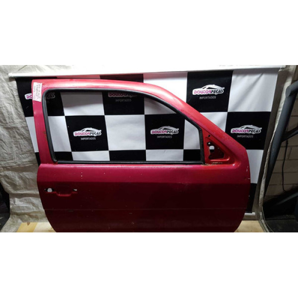 Porta Direita Vw Gol Parati G2 G3 G4 2 Portas  Dianteira Direito Vermelho