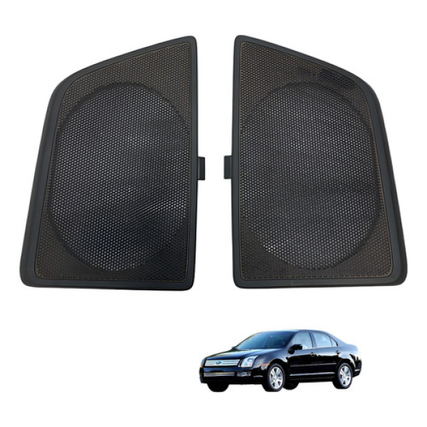 Par Tela Alto Falante Traseiro Ford Fusion 2007 2008 2009 Preto