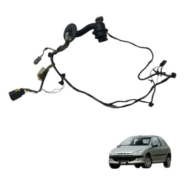 Chicote Porta Dianteira Esquerda Peugeot 206 2005 (usado)
