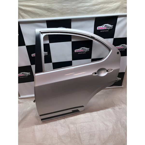 Porta Jac J3 Hatch 2011 2015 Traseira Esquerda Traseira Esquerdo Prateado