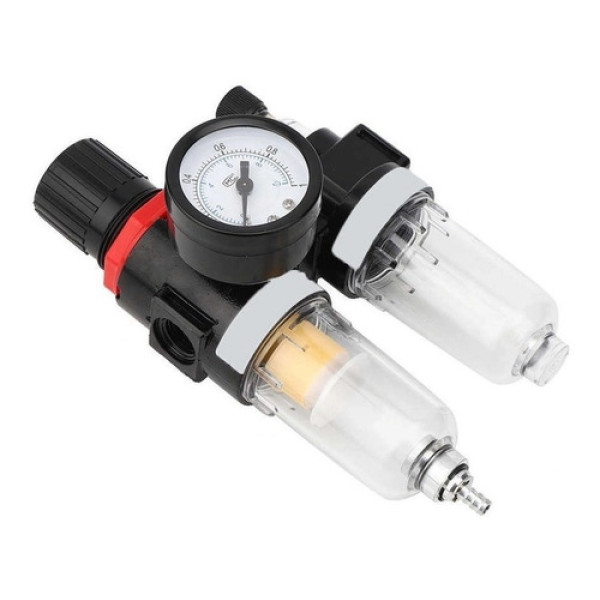 Filtro Ar Regulador Separador Agua Compressor Manometro