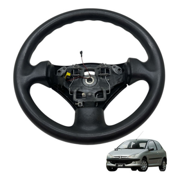 Volante De Direcao Peugeot 206 2004 2006 Original (usado)