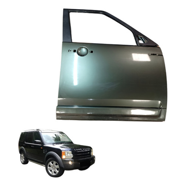 Porta Dianteira Lado Direito Discovery 3 2007 2009 (usado) Dianteira Direito Verde-escuro