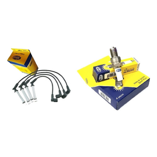 Kit Cabo E Vela Magneti Corssa Celta Prisma 1.0 2001 2012 Preto