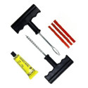 Kit Reparo Pneu Sem Câmara Carro Moto Remendo + 3 Macarrão