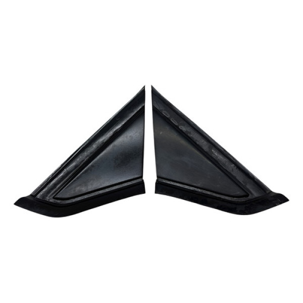 Par Moldura Externa Retrovisor Citroën C4 2008 2009 2010 Preto