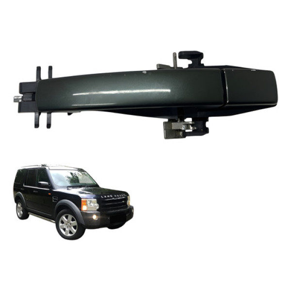 Macaneta Externa Dianteira Direita Discovery 3 2008 (usado) Verde-escuro Dianteira