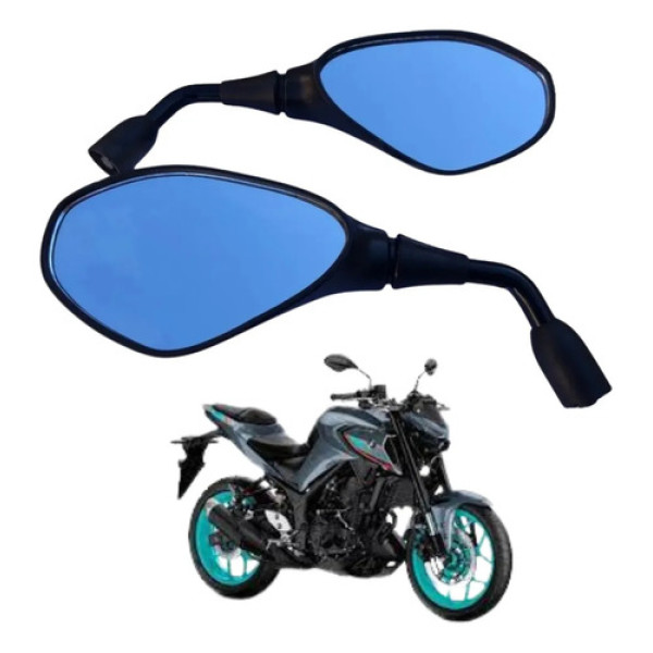 Par Retrovisor Bmw F800 Gs650 Haste Curta Fixa Yamaha