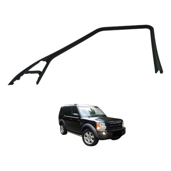 Moldura Porta Dianteira Direita Discovery 3 2008 (usado) Preto