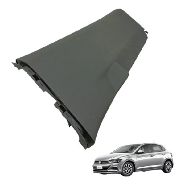 Acabamento Coluna Lateral Esquerda Vw Polo 2018 2019 2020