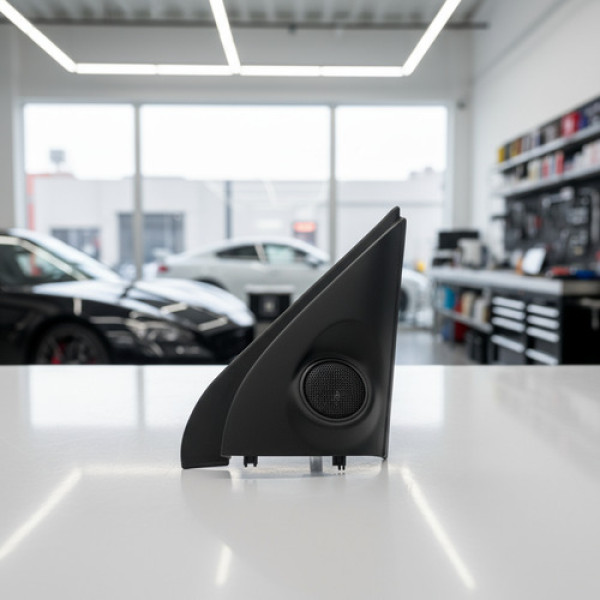 Moldura Tweeter Direito Mitsubishi Outlander 2014 1 Branco