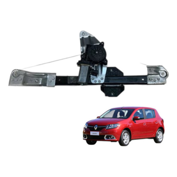 Maquina Vidro Dianteiro Esquerdo Sandero 2015 2017 ( Usado )