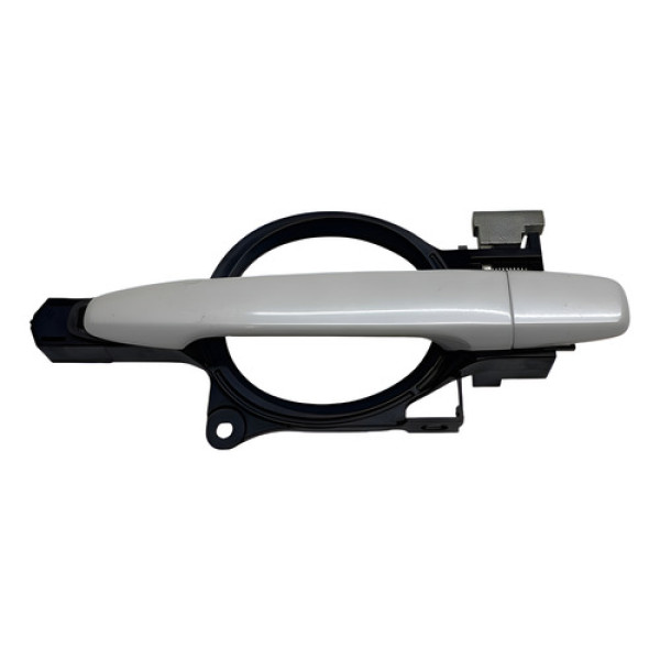 Macaneta Externa Porta Traseira Esquerda Outlander 2014 2016 Branco Traseira