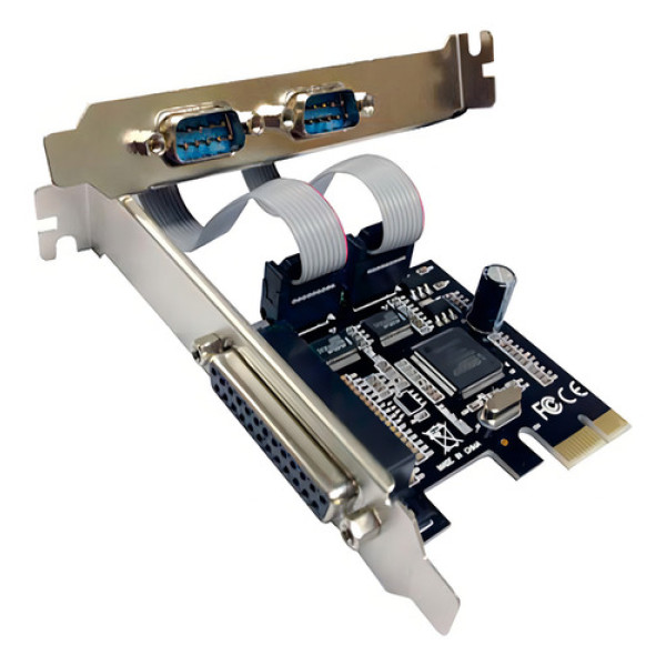 Placa Pci Express Dex 2 Portas Seriais 1 Paralela Low Profile Dp-03