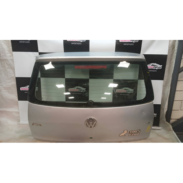 Tampa Traseira Fox 2005 Com Vigia Traseiro Prateado