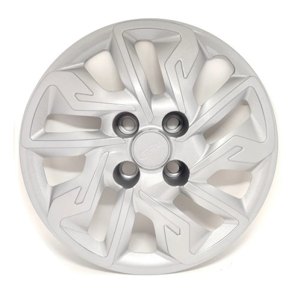 Calota Roda Aro 14 Compativel Com Argo 2018 2019 2020 2021 Prateado