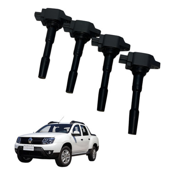 Jogo Bobina De Ignicao Duster Oroch 1.6 2017 2019 (usado)