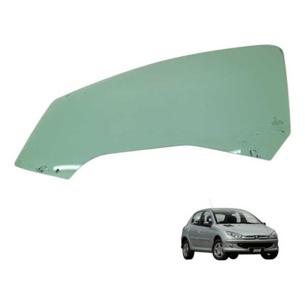 Vidro Dianteiro Esquerdo Peugeot 206 2004 2005 2006 (usado)