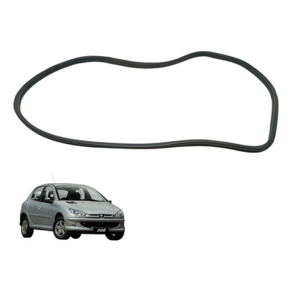 Borracha Da Porta Dianteira Direita Peugeot 206 2005 (usado)