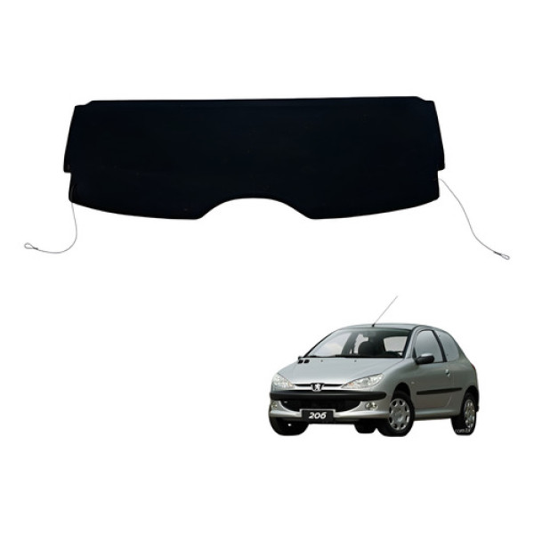 Tampao Do Porta Malas Peugeot 206 2004 2005 2006 (usado) Preto