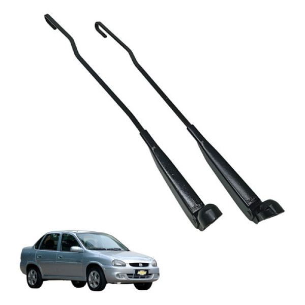 Par Braco Limpador Parabrisa Corsa Classic 2002 2003 2004 Esquerdo
