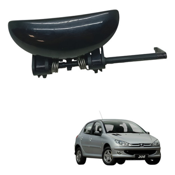 Maçaneta Externa Dianteira Direita Peugeot 206 2005 (usado) Dianteira
